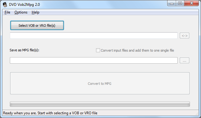 DVDVob2Mpg fixes the mpeg stream